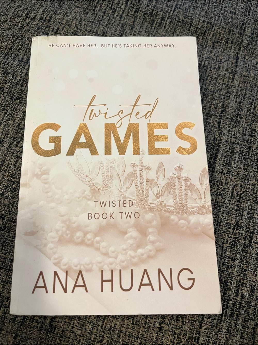 Twisted Games Paperback - White & Gold